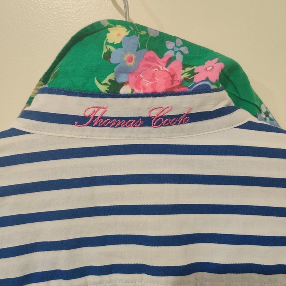 THOMAS COOK|| VINTAGE Striped SHIRT SIZE 16 - Picture 5 of 10